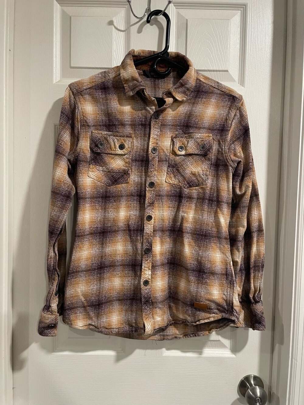 Outpost Makers Plaid Flannel Shirt Jacket Men's Long Sleeve Button Down, Size M